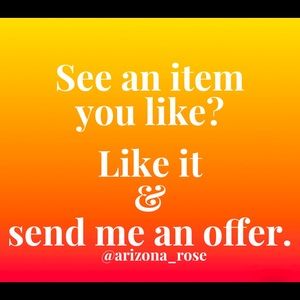 Accepting all reasonable offers!